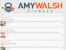 Tablet Screenshot of amywalshfitness.com